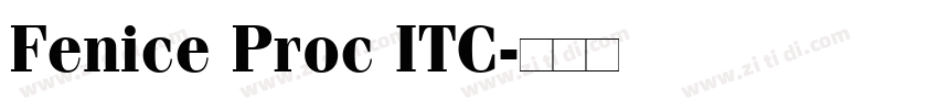 Fenice Proc ITC字体转换 Fenice Proc ITC字体转换